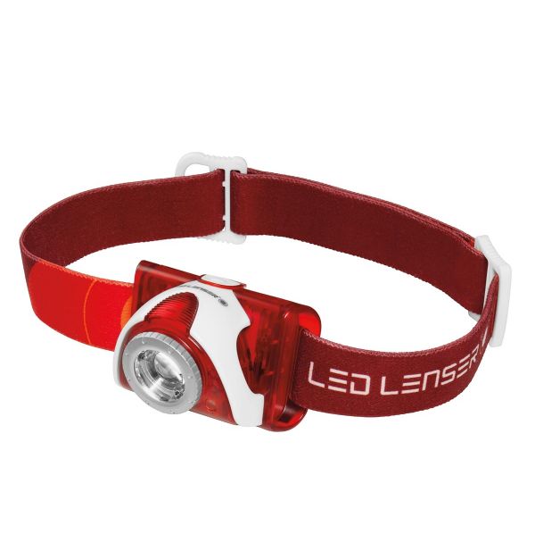 Фонарь LED Lenser SEO 5 (red) блистер
